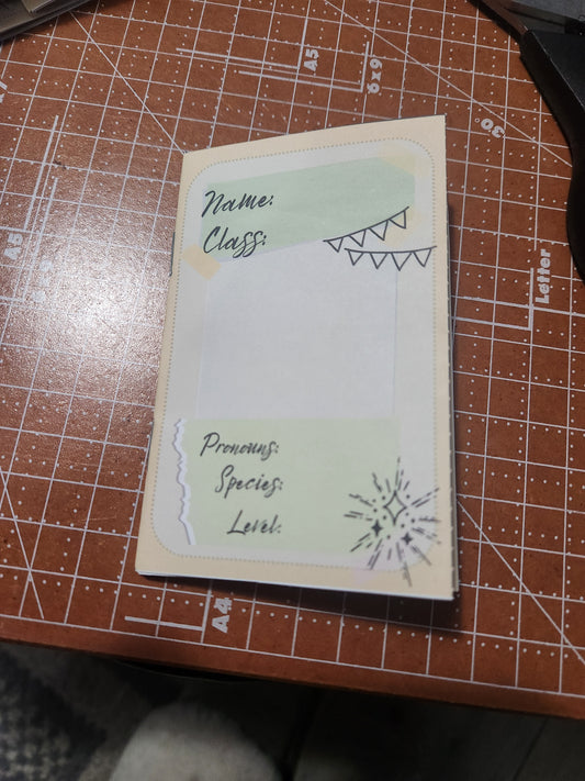 Tiny Character Sheet