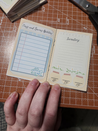 Tiny Character Sheet