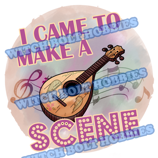 "Came to Make a Scene" Holo Sticker